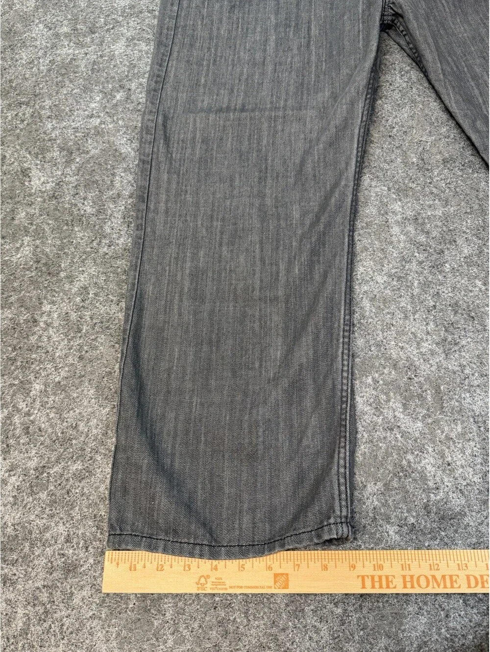 Levi’s 569 Loose Straight Men’s Jeans Gray 42x27 Tag 42x30 Cotton